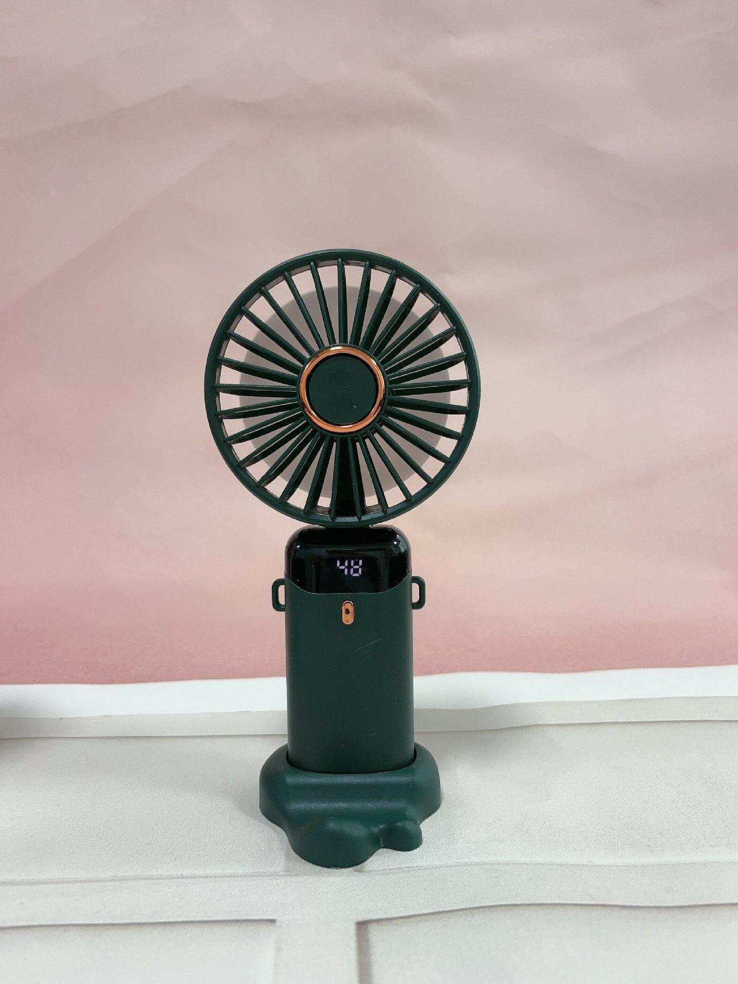 N15 Foldable Mini Fan: Handheld, Five-Speed, Digital Display, Charging Stand. 188x90x46.5mm темно-зелений колір
N15 Foldable Mini Fan: Handheld, Five-Speed, Digital Display, Charging Stand. 188x90x46.5mm темно-зелений колір
