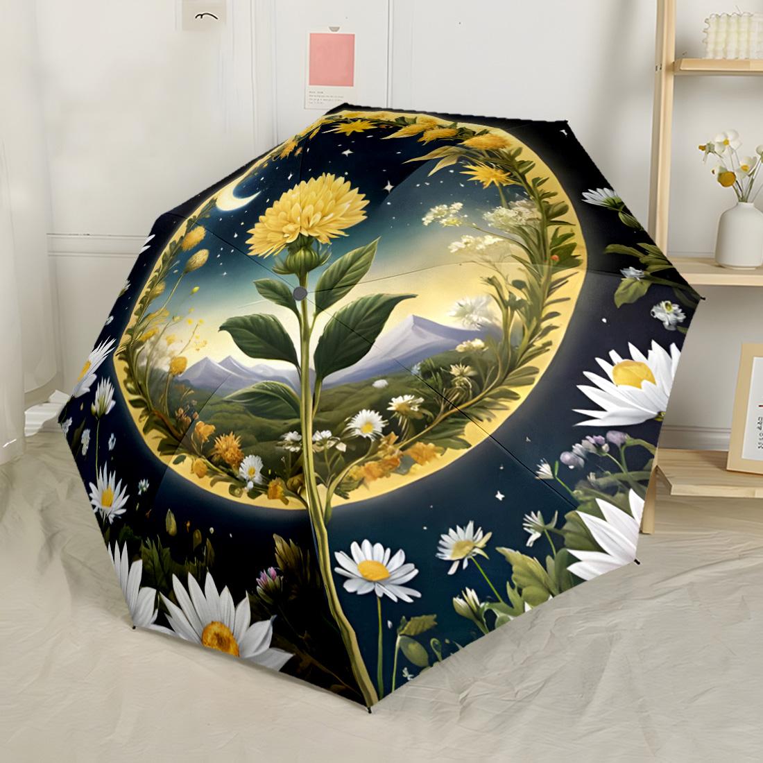 Fantasy Lotus Pond Automatic Umbrella Compact & Durable 8-Rib Design Sturdy Construction Travel Essential Compact Folding Umbrella
Fantasy Lotus Pond Automatic Umbrella Compact & Durable 8-Rib Design Sturdy Construction Travel Essential Compact Folding Umbrella