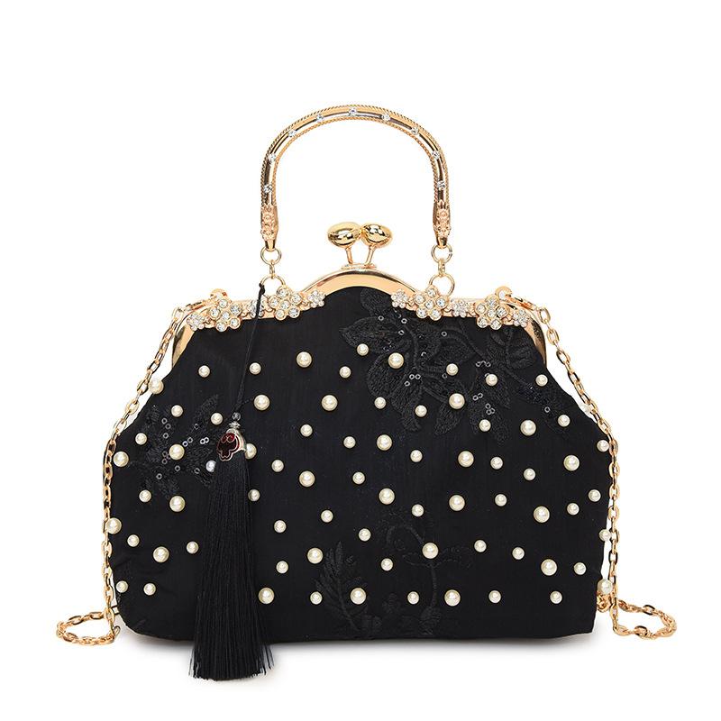 Japan Korea style pearl bag for women 2025, fashionable tassel shell bag, internet famous handbag, crossbody dinner bag чёрный
Japan Korea style pearl bag for women 2025, fashionable tassel shell bag, internet famous handbag, crossbody dinner bag чёрный