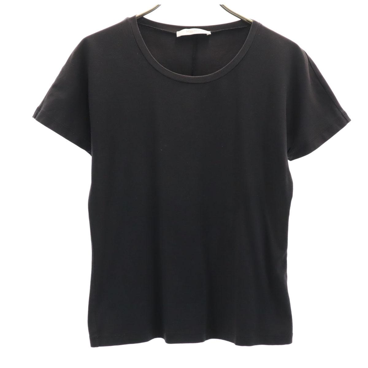 MAX MARA made in Italy Short sleeve T-shirt black Women Used
MAX MARA made in Italy Short sleeve T-shirt black Women Used