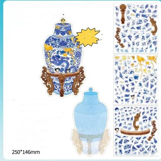 retro chinese Style 3D Decal Sticker Chinese Miniature Chinese porcelain Scene Figurines Jigsaw puzzle DIY Craft Restoration Art
retro chinese Style 3D Decal Sticker Chinese Miniature Chinese porcelain Scene Figurines Jigsaw puzzle DIY Craft Restoration Art