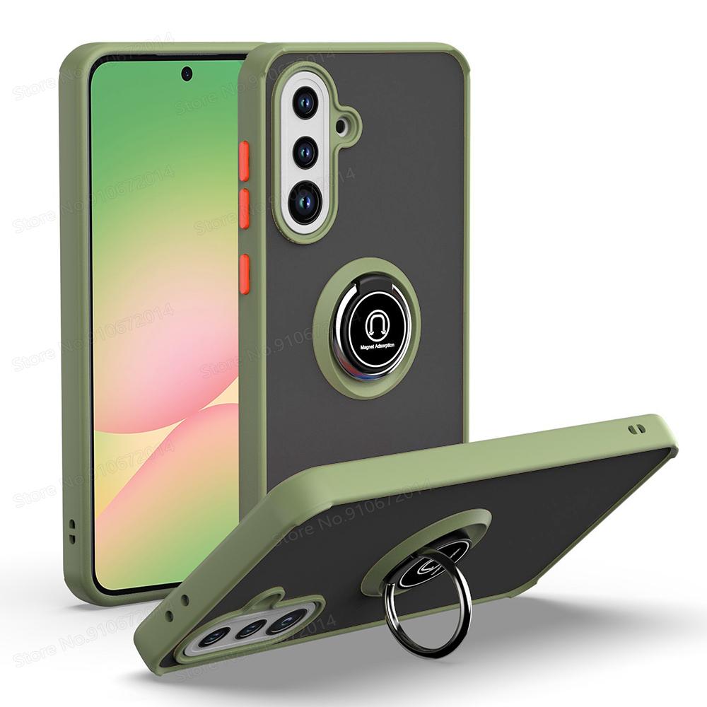 Вращающееся кольцо-держатель, магнитная складная подставка, чехол для телефона Samsung Galaxy A56 A36 A26 A06 A16 5G, матовый бронированный противоударный чехол Galaxy A56 5G светло-зеленый
Вращающееся кольцо-держатель, магнитная складная подставка, чехол для телефона Samsung Galaxy A56 A36 A26 A06 A16 5G, матовый бронированный противоударный чехол Galaxy A56 5G светло-зеленый