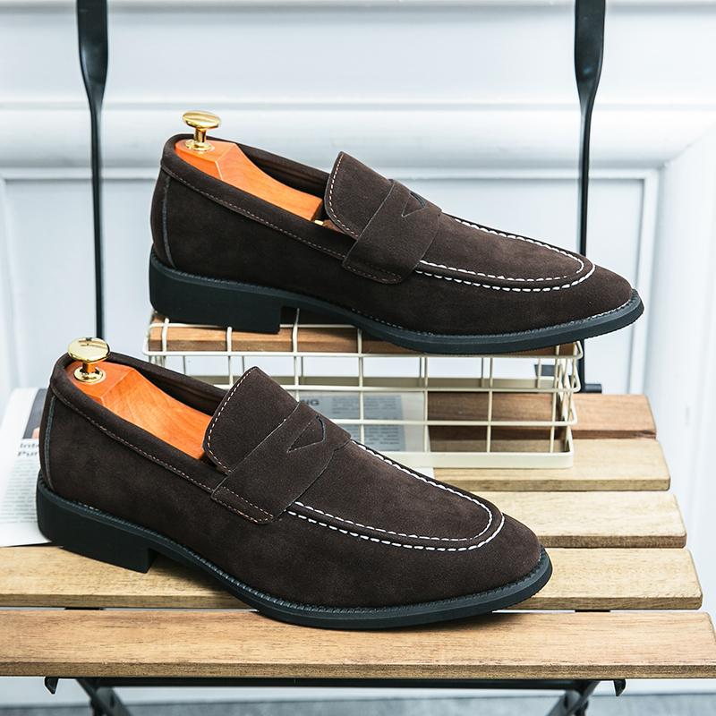 Повседневные мокасины из цельной искусственной замши с низким каблуком, удобная классическая универсальная деловая формальная мужская обувь 44 коричневый
Повседневные мокасины из цельной искусственной замши с низким каблуком, удобная классическая универсальная деловая формальная мужская обувь 44 коричневый
