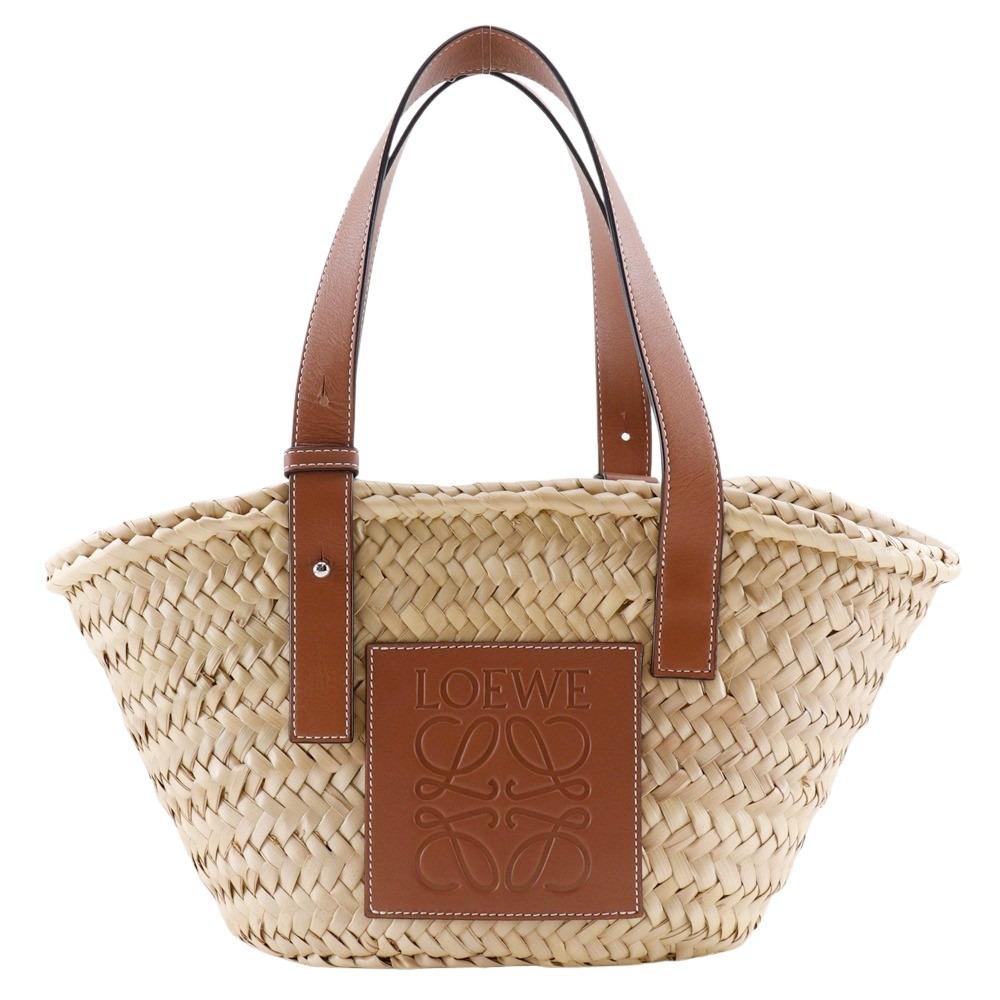 LOEWE Basket bag small Tote Bag Basket bag Brown Raffia/leather Women Used
LOEWE Basket bag small Tote Bag Basket bag Brown Raffia/leather Women Used