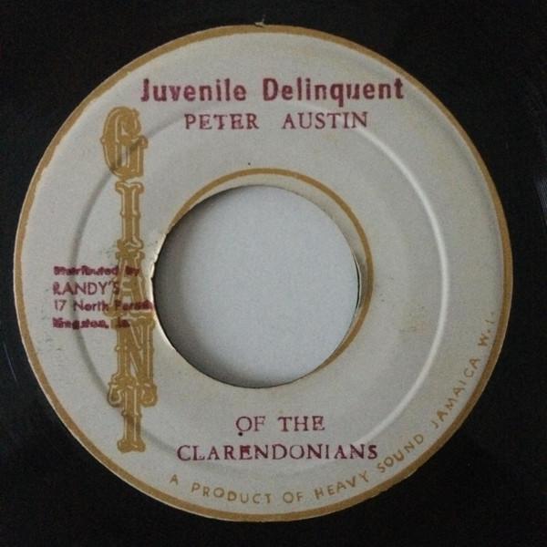 7inch Record PETER AUSTIN AUSTIN ALL STARS Juvenile Delinquent NONE Giant Jamaica Reggae Ska Dub Used
7inch Record PETER AUSTIN AUSTIN ALL STARS Juvenile Delinquent NONE Giant Jamaica Reggae Ska Dub Used