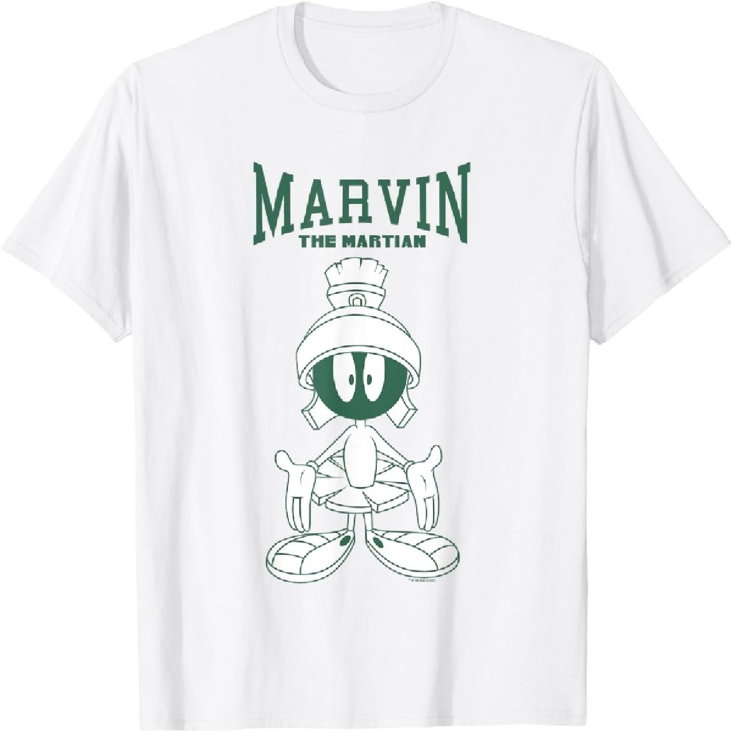 Looney Tunes Marvin The Martian Full Body Outline T-Shirt XXXXXL білий
Looney Tunes Marvin The Martian Full Body Outline T-Shirt XXXXXL білий
