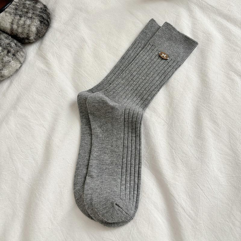 Women s Long Socks for Autumn and Winter, Boken Shoes, Multi-colored Mid-calf Socks, Bow Buttons, Pile Socks 1 pair светло-серый
Women s Long Socks for Autumn and Winter, Boken Shoes, Multi-colored Mid-calf Socks, Bow Buttons, Pile Socks 1 pair светло-серый