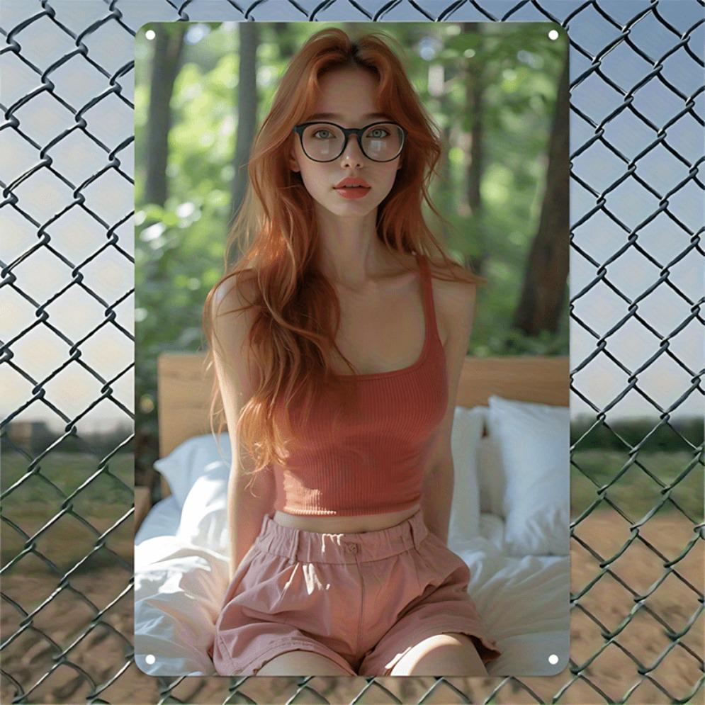 Vintage Iron Wall Art Red-Haired Lady Print Frameless Metal Decor for Living Room 20x30cm(7.8x11.8inch)
Vintage Iron Wall Art Red-Haired Lady Print Frameless Metal Decor for Living Room 20x30cm(7.8x11.8inch)