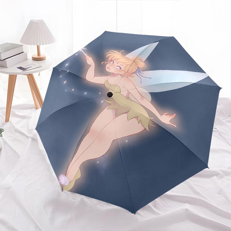 Tinker Bell Theme Automatic Compact Folding Cute Umbrella - Portable and Durable, 8-Bone Iron Umbrella for All Weather0707075
Tinker Bell Theme Automatic Compact Folding Cute Umbrella - Portable and Durable, 8-Bone Iron Umbrella for All Weather0707075