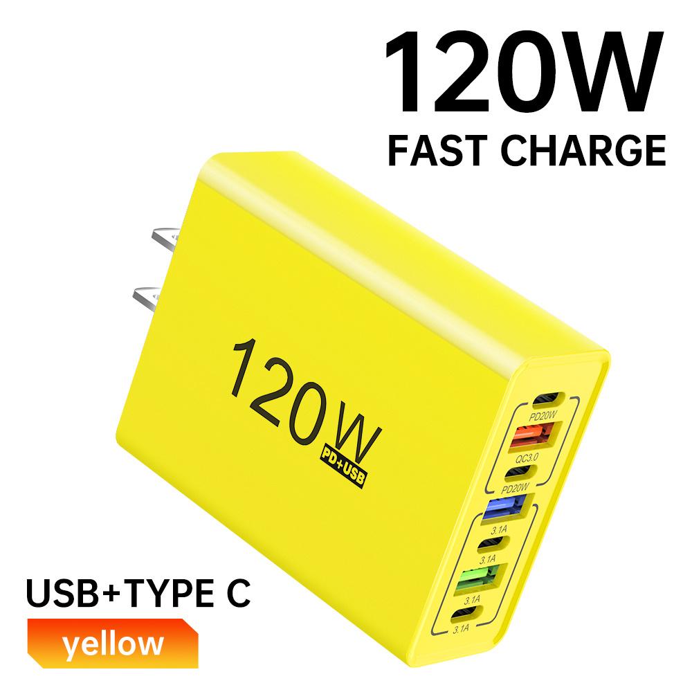 Зарядний пристрій USB C 120 Вт з кількома портами швидкої зарядки типу C для телефону, зарядний пристрій для iPhone, Samsung, Xiaomi, ЄС/США US Plug Black
Зарядний пристрій USB C 120 Вт з кількома портами швидкої зарядки типу C для телефону, зарядний пристрій для iPhone, Samsung, Xiaomi, ЄС/США US Plug Black