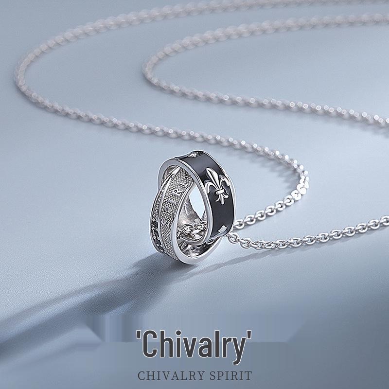 Men s S925 Sterling Silver Necklace with Knight Pendant - Trendy, Versatile, Light Luxury Japanese Style, Perfect Gift for Boyfriend 925 Silver
Men s S925 Sterling Silver Necklace with Knight Pendant - Trendy, Versatile, Light Luxury Japanese Style, Perfect Gift for Boyfriend 925 Silver