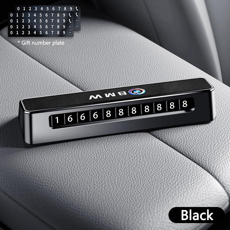 ABS+Leather Car Temporary Parking Numbers Plate Slide Adjustable For BMW 50th Anniversary 3 5 7 series E83 F16 E70 Accessories чорний
ABS+Leather Car Temporary Parking Numbers Plate Slide Adjustable For BMW 50th Anniversary 3 5 7 series E83 F16 E70 Accessories чорний