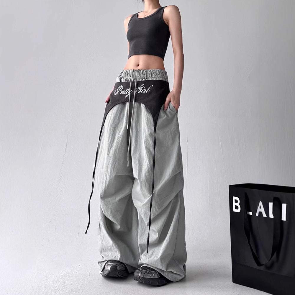 Women s American Design Color-Block Lace-Up Scimitar Pants: Spring/Summer 2025 Hip-Hop Parachute Dance Pants L
Women s American Design Color-Block Lace-Up Scimitar Pants: Spring/Summer 2025 Hip-Hop Parachute Dance Pants L