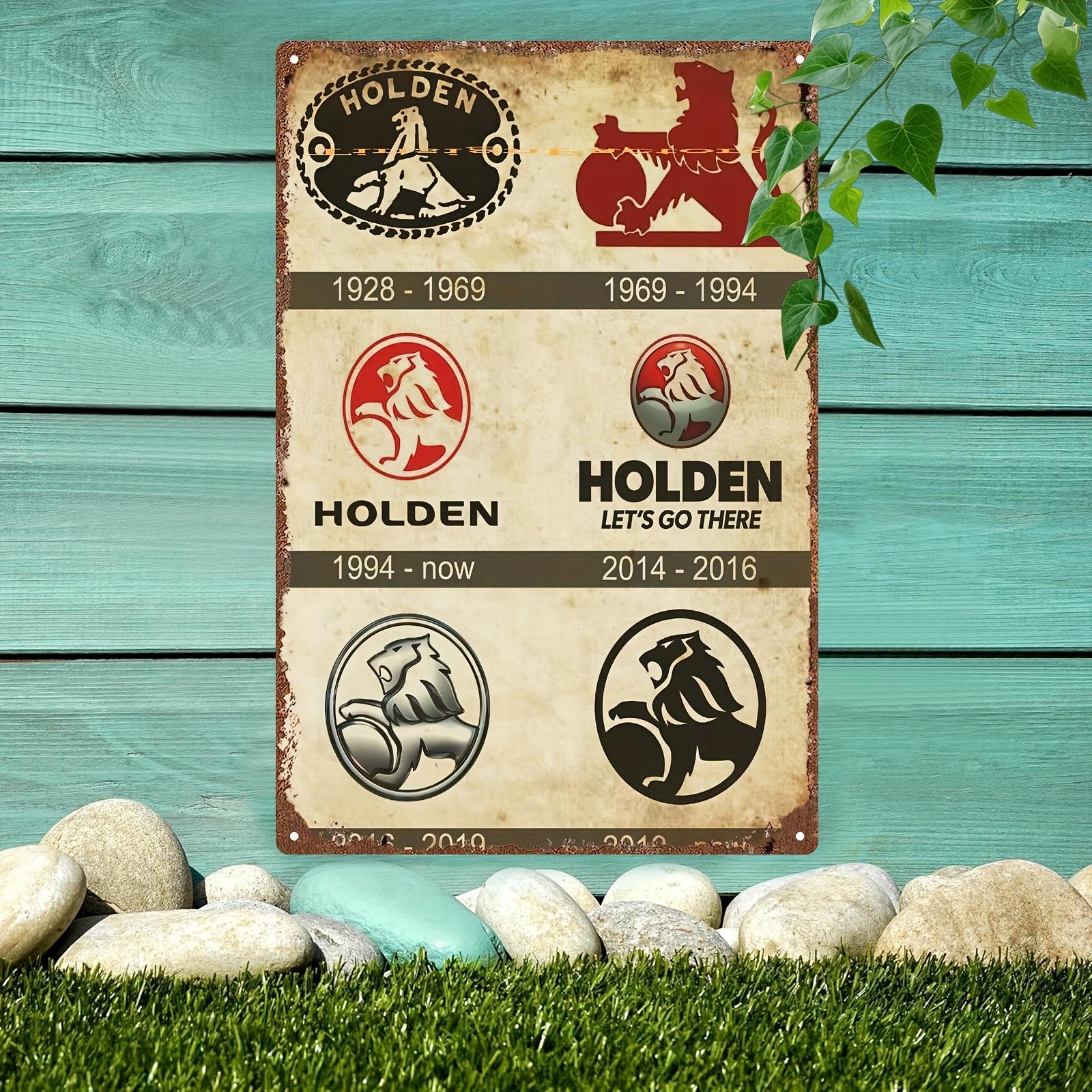 Vintage D Flat Holden Logo Evolution Retro Tin Sign Classic Australian Car Brand History Themed Metal Wall Decor for Garage 20x30cm(7.8x11.8inch)
Vintage D Flat Holden Logo Evolution Retro Tin Sign Classic Australian Car Brand History Themed Metal Wall Decor for Garage 20x30cm(7.8x11.8inch)
