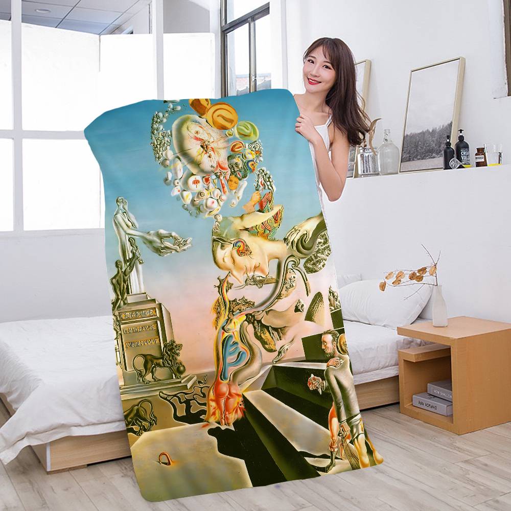 S-Salvador Dali Abstract Art Microfiber Printed Beach Towel Mountain Climbing Yoga Beach Swimming Running Absorbent Soft Towel W40*H60(CM)
S-Salvador Dali Abstract Art Microfiber Printed Beach Towel Mountain Climbing Yoga Beach Swimming Running Absorbent Soft Towel W40*H60(CM)