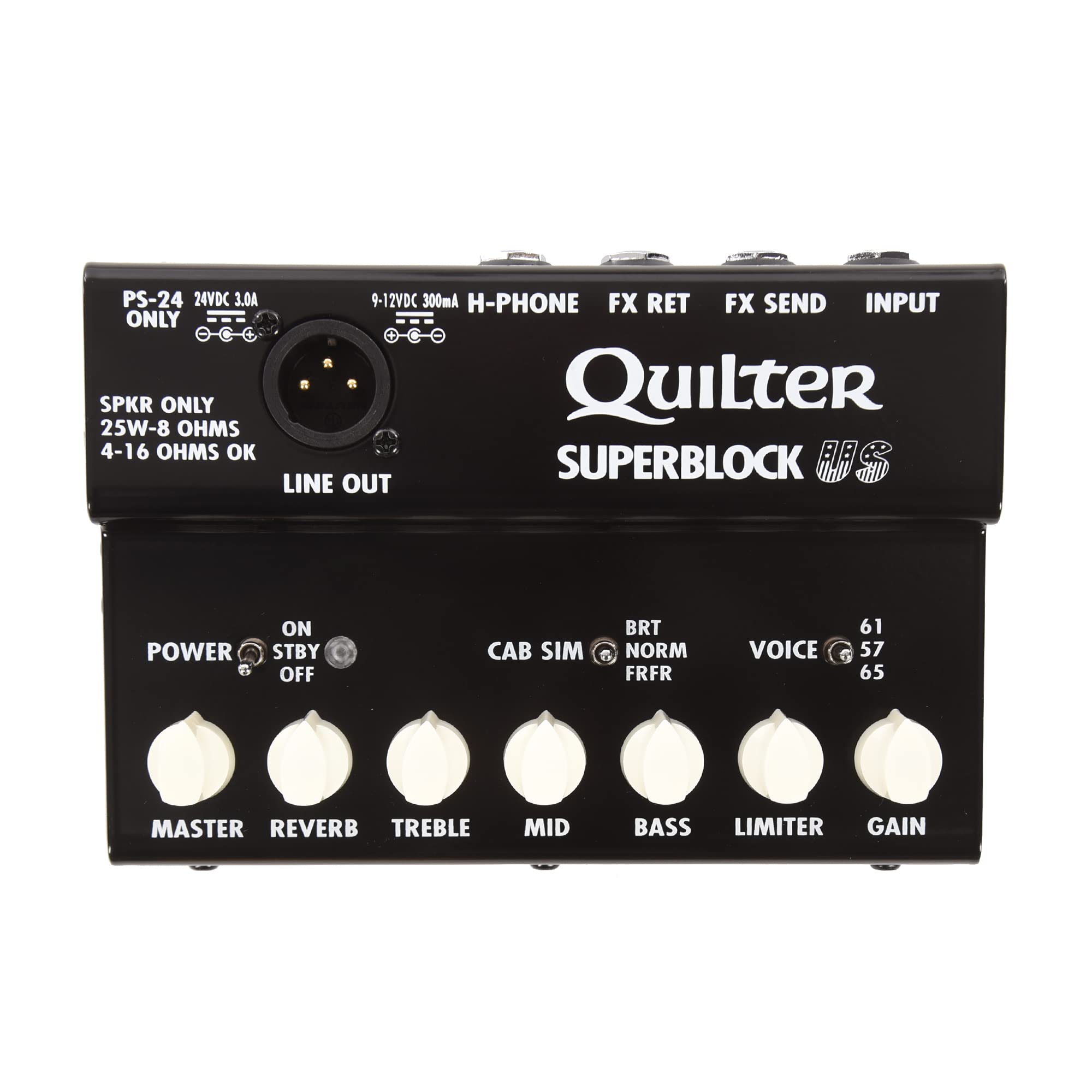 Quilter Labs SuperBlock US Гітарний підсилювач Педаль 25-Ват
Quilter Labs SuperBlock US Гітарний підсилювач Педаль 25-Ват
