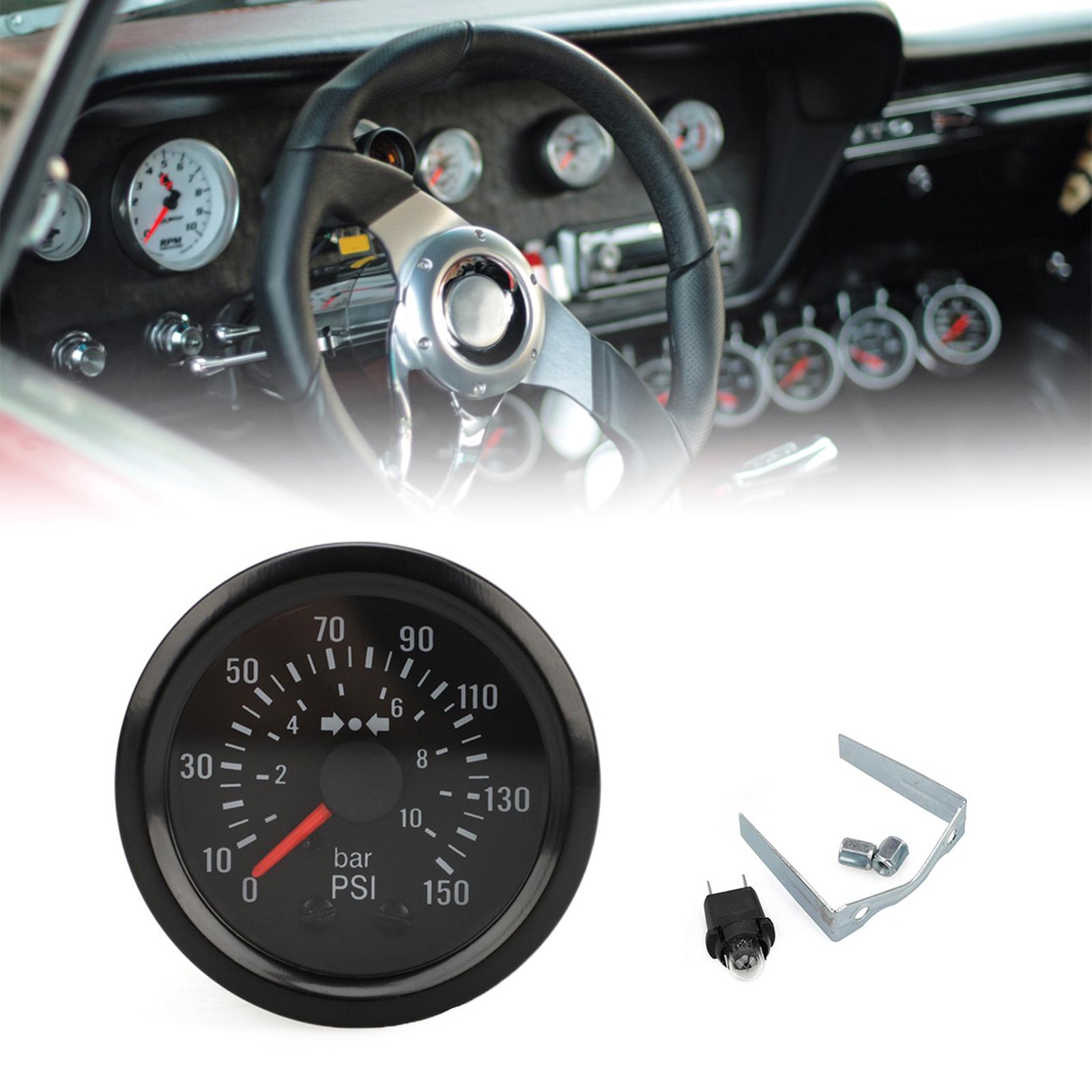 2-1/16 (52mm) VDO Barometer 0-10BAR/0-150PSI Oil Pressure Gauge Double Scale Point Type Measurement Gauge
2-1/16 (52mm) VDO Barometer 0-10BAR/0-150PSI Oil Pressure Gauge Double Scale Point Type Measurement Gauge