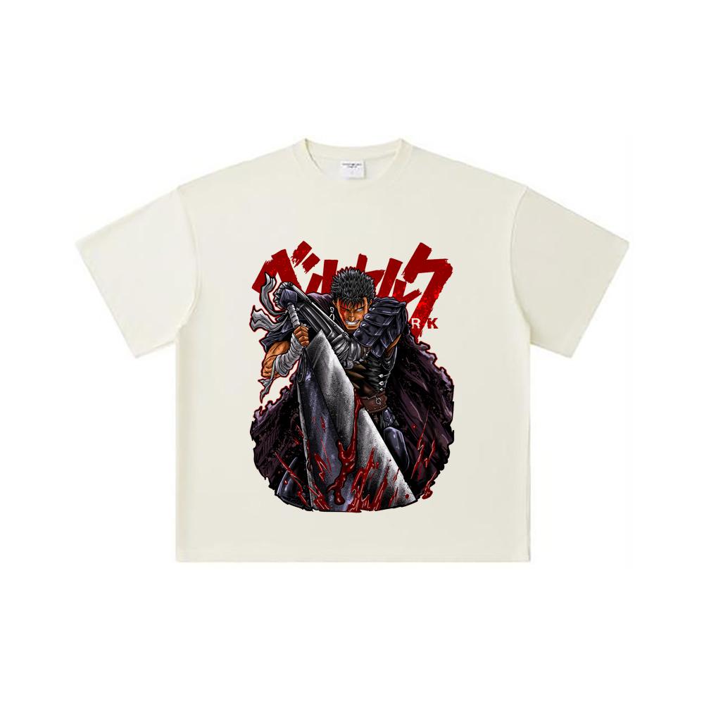 260 GSM Double Yarn 32 Count 100% Cotton Berserk V7 Print Unisex Heavy Cotton T Shirt S
260 GSM Double Yarn 32 Count 100% Cotton Berserk V7 Print Unisex Heavy Cotton T Shirt S