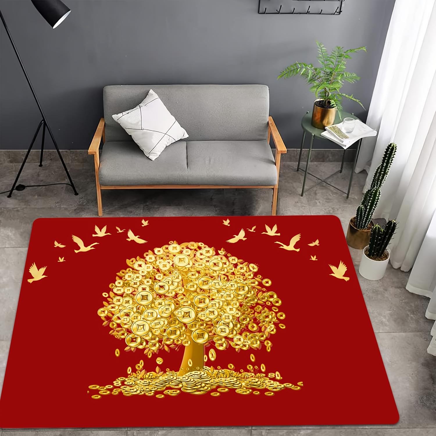 Gold Coin Tree Carpet - Lucky and Prosperous Design for Living Room, Bedroom, and Home Decor - Perfect for New Year Celebrations 40x60cm
Gold Coin Tree Carpet - Lucky and Prosperous Design for Living Room, Bedroom, and Home Decor - Perfect for New Year Celebrations 40x60cm