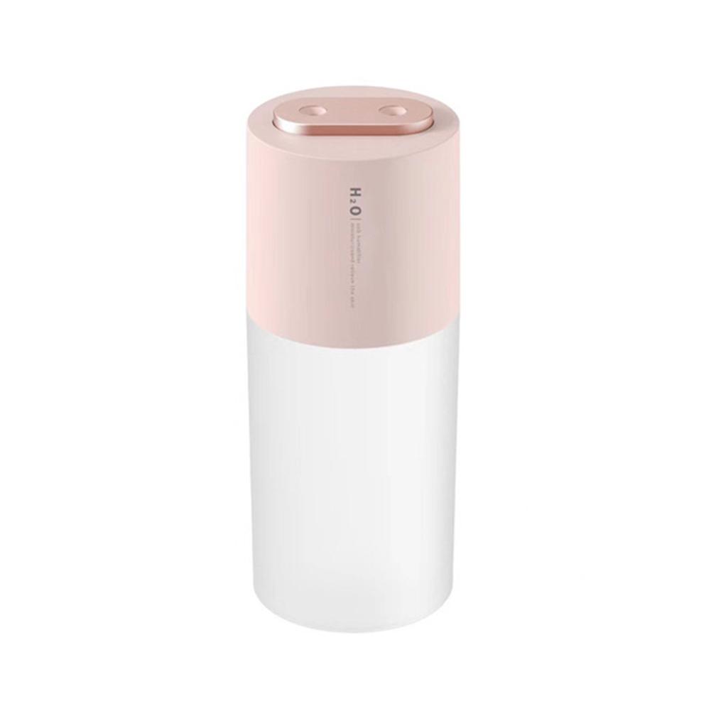 400ml USB Rechargable Air Humidifier Double Spray Nozzle Air Diffuser for Home Office Tabletop Car Pink77*77*190
400ml USB Rechargable Air Humidifier Double Spray Nozzle Air Diffuser for Home Office Tabletop Car Pink77*77*190
