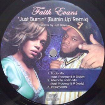 12inch Record FAITH EVANS - Just Burnin (Burnin Up Remix) / B BURN001 Not On Label 2002 US Rap & Hip-Hop/R&B Used
12inch Record FAITH EVANS - Just Burnin (Burnin Up Remix) / B BURN001 Not On Label 2002 US Rap & Hip-Hop/R&B Used