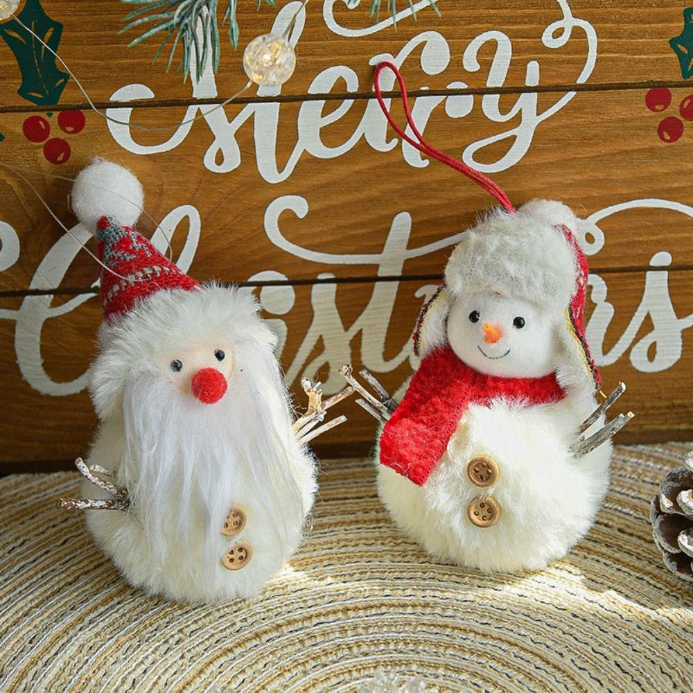 Xmas Ornament Christmas Plush Snowman Pendant Cute Christmas Tree Pendant Home Decoration Style B
Xmas Ornament Christmas Plush Snowman Pendant Cute Christmas Tree Pendant Home Decoration Style B