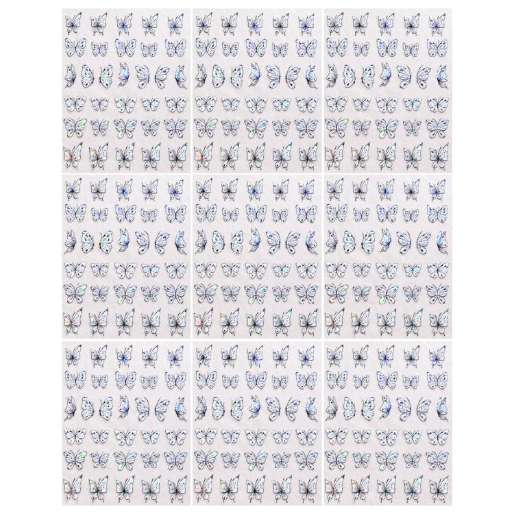 9 Sheets Butterfly Nails Art Stickers Nails Decals Self-Adhesive Nail Sticker
9 Sheets Butterfly Nails Art Stickers Nails Decals Self-Adhesive Nail Sticker