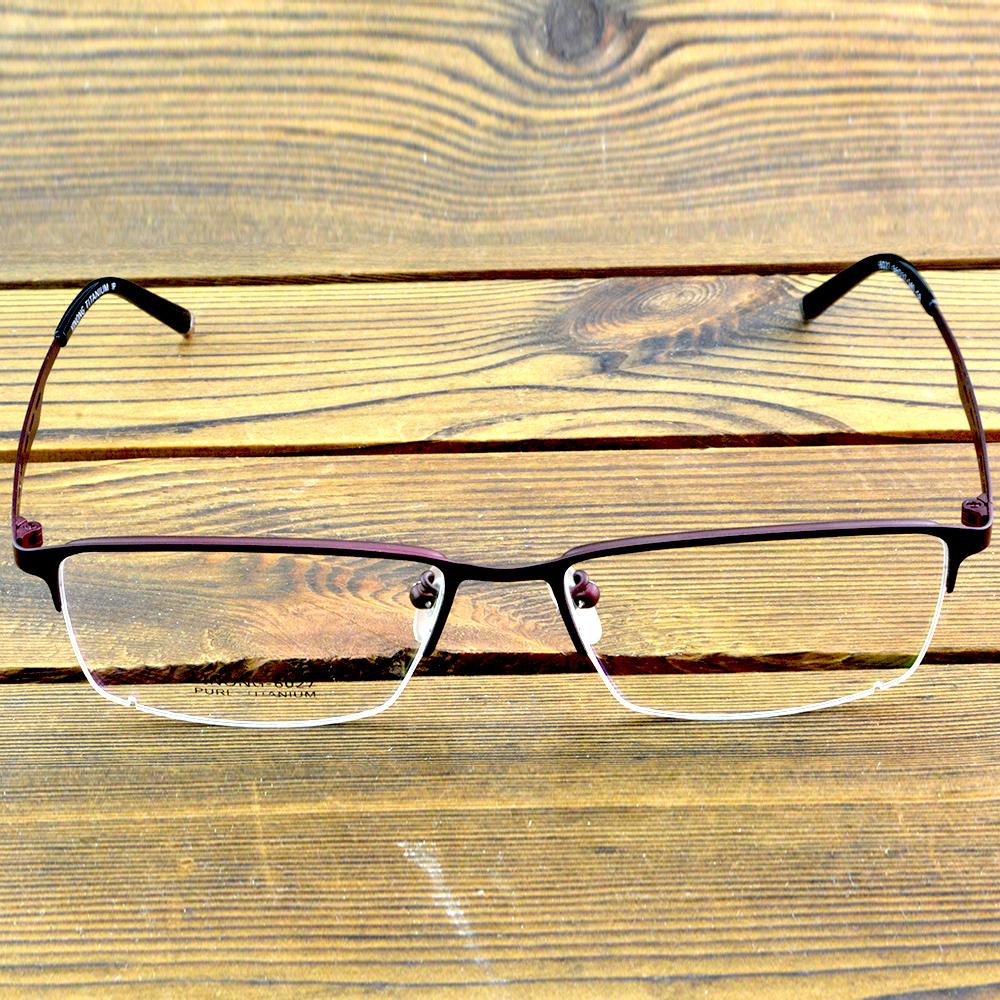 Прямокутна титанова оправа для оптичних окулярів з напів обідком – Легка металева оправа для професійного та ділового стилю коричневий
Прямокутна титанова оправа для оптичних окулярів з напів обідком – Легка металева оправа для професійного та ділового стилю коричневий