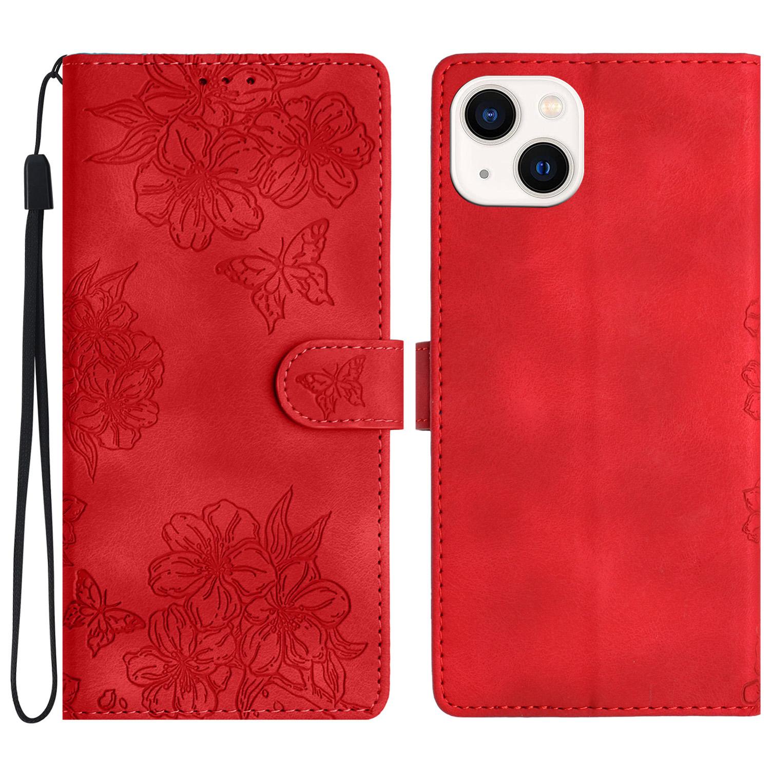 For iPhone 15 Skin-Touch Feeling PU Leather Phone Case Imprinted Pattern Wallet Phone Cover Red
For iPhone 15 Skin-Touch Feeling PU Leather Phone Case Imprinted Pattern Wallet Phone Cover Red