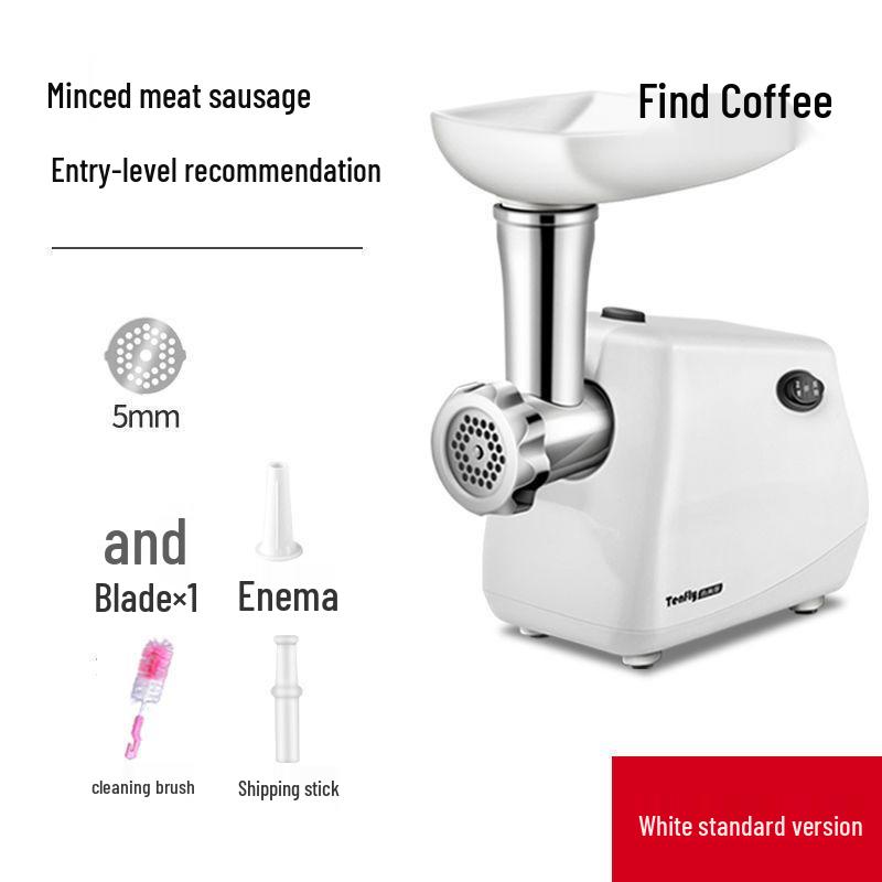 Stainless Steel Electric Meat Grinder & Sausage Stuffer - Small, Multi-functional, Automatic
Stainless Steel Electric Meat Grinder & Sausage Stuffer - Small, Multi-functional, Automatic