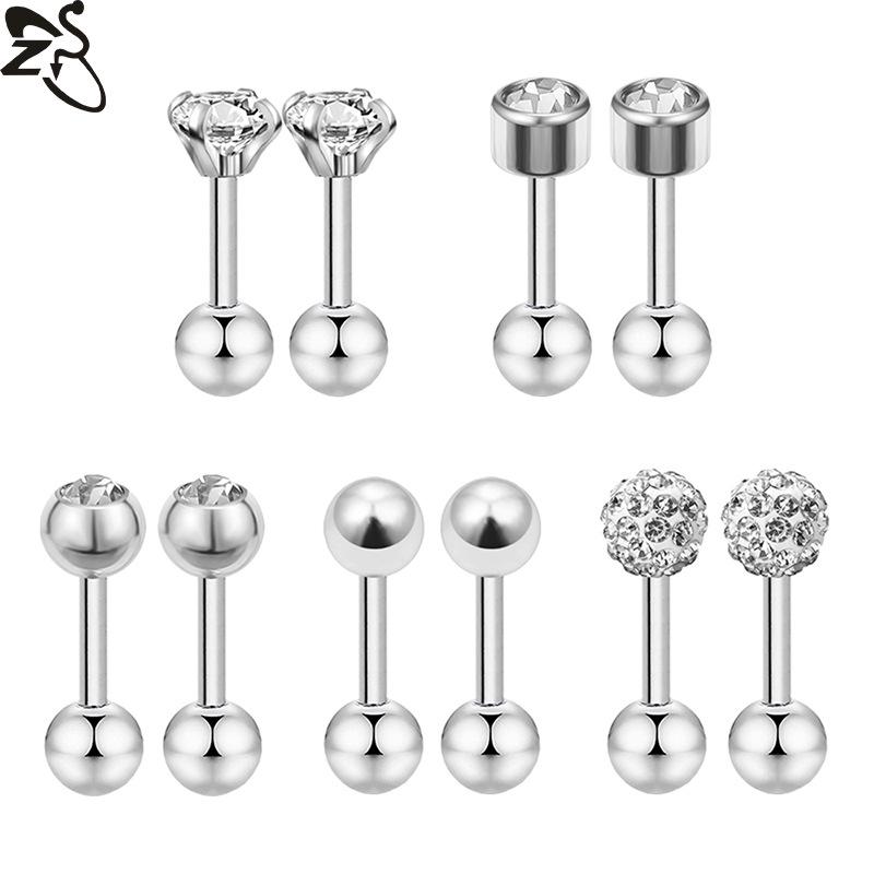 Rose Gold Zircon Cartilage Stud Earrings, Stainless Steel, Slimming, Individualistic Design
Rose Gold Zircon Cartilage Stud Earrings, Stainless Steel, Slimming, Individualistic Design