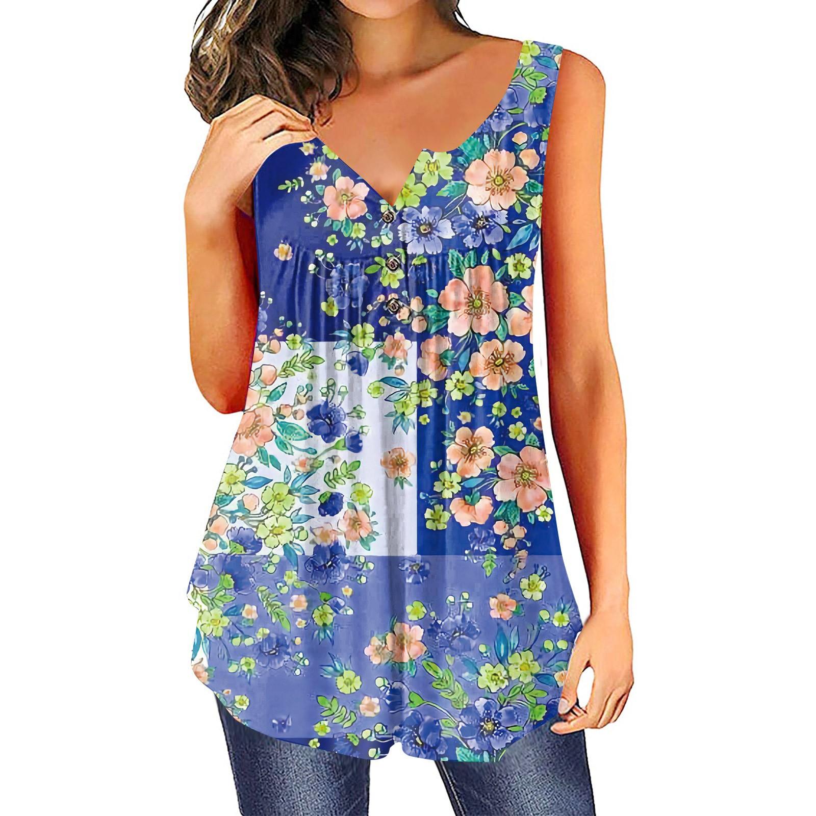 Women Fashion Printing Sleeveless Shirt Casual Off Shoulde Blouse XXXL синий
Women Fashion Printing Sleeveless Shirt Casual Off Shoulde Blouse XXXL синий