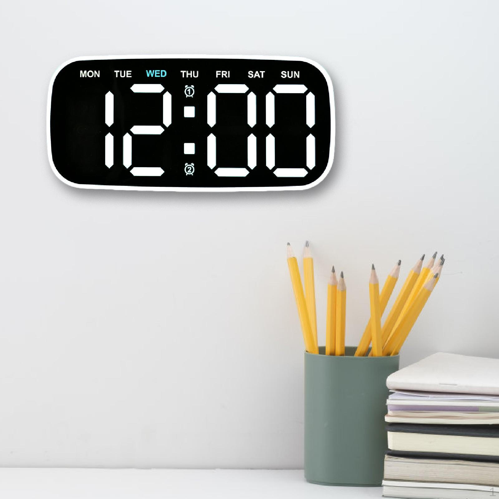 Digital Alarm Clock Calendar Temperature Display Adjustable Brightness Minimalist Pp Black
Digital Alarm Clock Calendar Temperature Display Adjustable Brightness Minimalist Pp Black