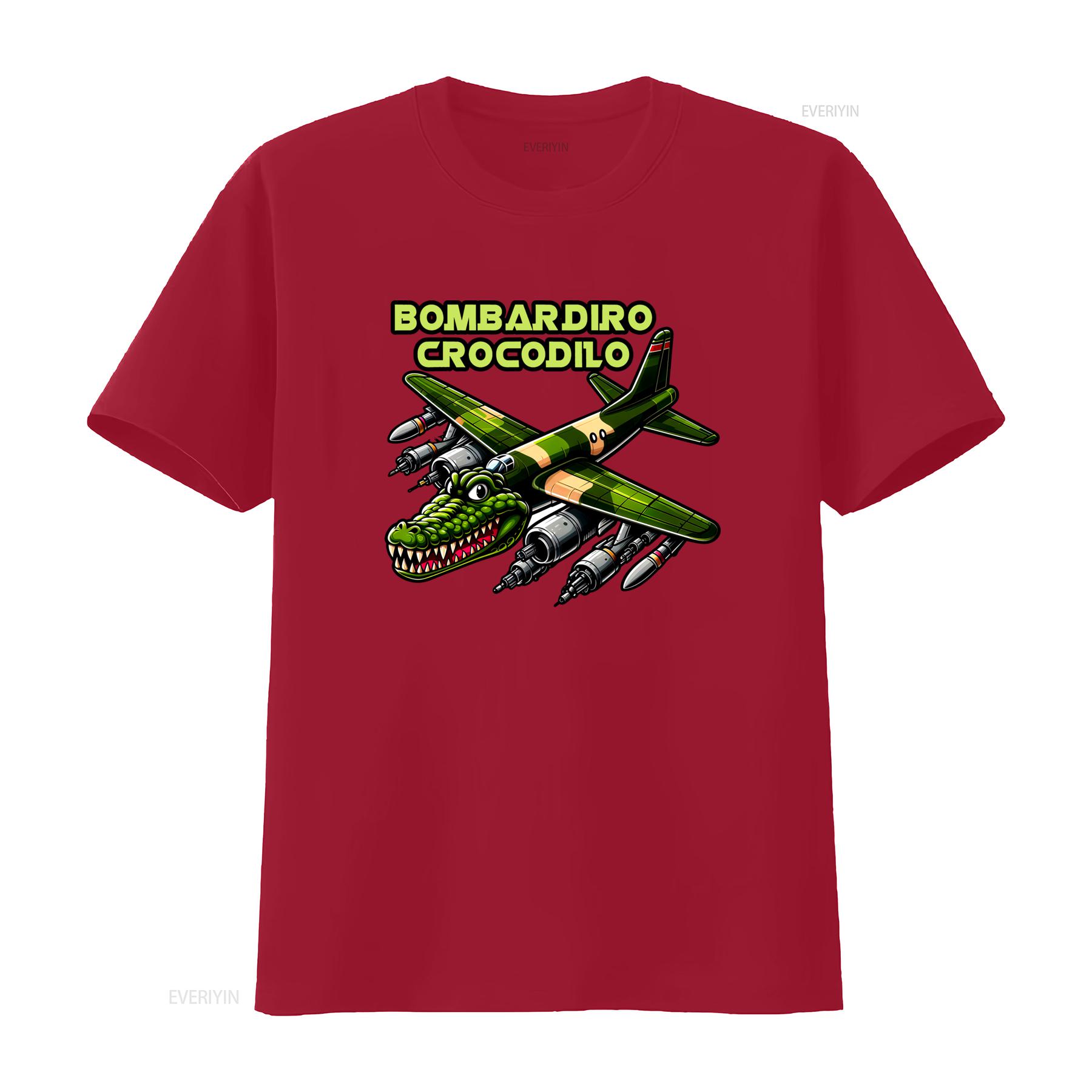 Bombardiro Crocodilo Italian Brainrot Character Minimalistic Logo Cotton T Shirt Top Unique Camo Plane Crocodile Design S
Bombardiro Crocodilo Italian Brainrot Character Minimalistic Logo Cotton T Shirt Top Unique Camo Plane Crocodile Design S