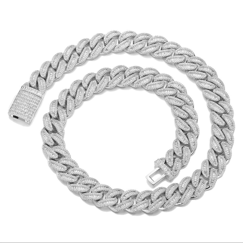 Hip Hop Rap Versatile 11mmT Square Diamond Zircon Cuban Necklace Trendy Versatile Men s Bracelet Accessories Bracelet 7inch (length about 18cm)
Hip Hop Rap Versatile 11mmT Square Diamond Zircon Cuban Necklace Trendy Versatile Men s Bracelet Accessories Bracelet 7inch (length about 18cm)