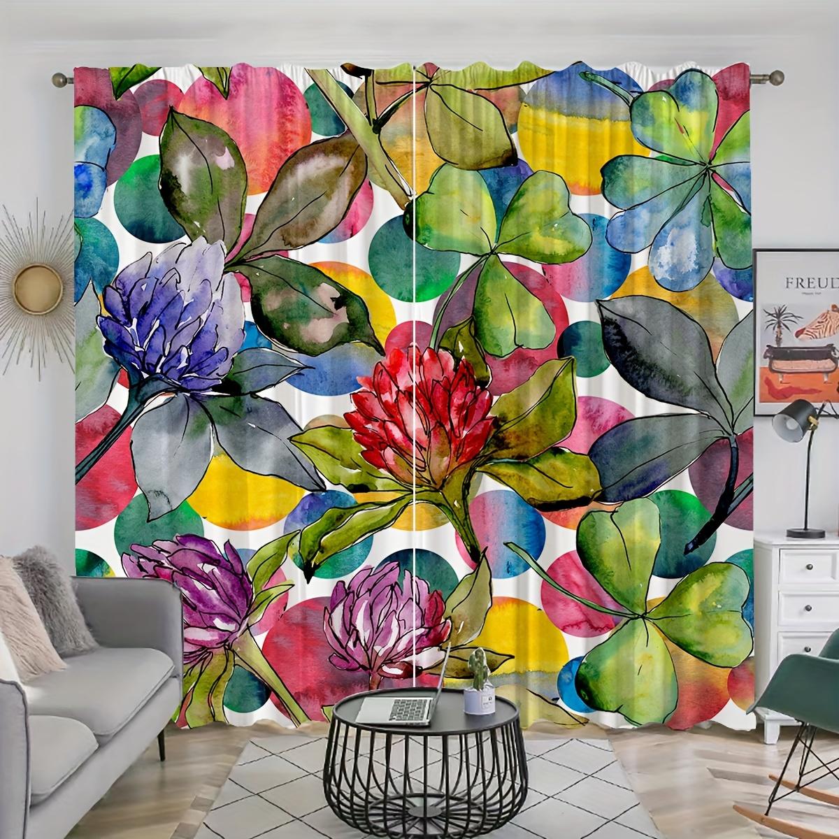 2 шт. дикие цветы пионы с акварельным принтом, шторы с карманом для гостиной, спальни, окон, домашний декор 100W130H(CM)40x51in&Rod Pocket
2 шт. дикие цветы пионы с акварельным принтом, шторы с карманом для гостиной, спальни, окон, домашний декор 100W130H(CM)40x51in&Rod Pocket