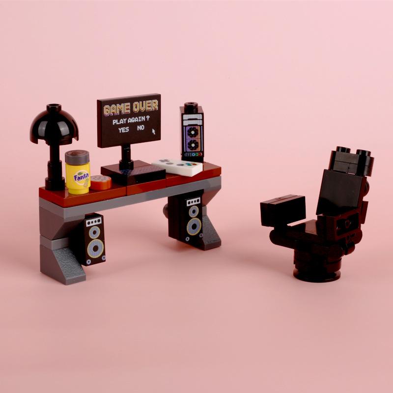 Figure Ornament Office Bedroom Desk Game Computer Table Small Particle Building Block Toy Others
Figure Ornament Office Bedroom Desk Game Computer Table Small Particle Building Block Toy Others