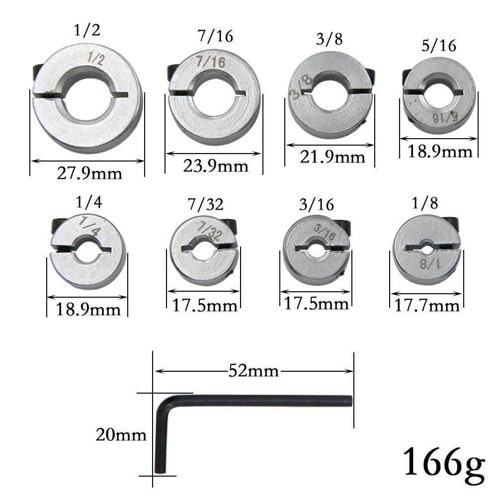 8pc Silver Imperial Positioning Ring Open Type Optical Shaft Fixing Ring Shaft Sleeve Limit Ring Locking Positioning Ring Tool
8pc Silver Imperial Positioning Ring Open Type Optical Shaft Fixing Ring Shaft Sleeve Limit Ring Locking Positioning Ring Tool