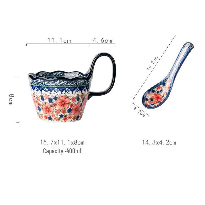 abay Snow Ink Plum Ceramic Mug with Spoon
abay Snow Ink Plum Ceramic Mug with Spoon