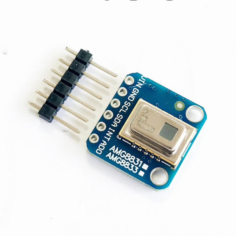 Brand New Original AMG8833 IR 8*8 Thermal Imager Array 3V-5V Temperature Sensor Module 8x8 Infrared Camera Sensor 1piece
Brand New Original AMG8833 IR 8*8 Thermal Imager Array 3V-5V Temperature Sensor Module 8x8 Infrared Camera Sensor 1piece