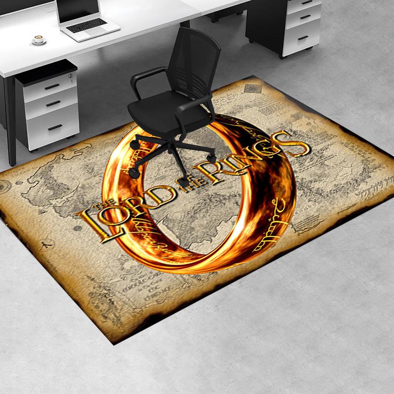 Lord of the Rings: The One Ring Collectible Office Mat Home Decor Office Desk Chair Rugs Chair Carpet for office Chair Mat Gift For Hallowee 60cm by 90cm
Lord of the Rings: The One Ring Collectible Office Mat Home Decor Office Desk Chair Rugs Chair Carpet for office Chair Mat Gift For Hallowee 60cm by 90cm