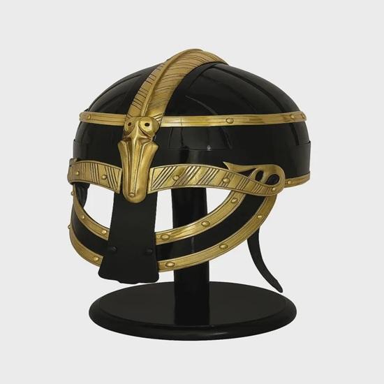 Средневековый шлем с подставкой Сталь 16 калибра Шлем Вендельского викинга Рыцарские доспехи Латунный шлем Рог Хэллоуин Воин Подарок для него
Средневековый шлем с подставкой Сталь 16 калибра Шлем Вендельского викинга Рыцарские доспехи Латунный шлем Рог Хэллоуин Воин Подарок для него