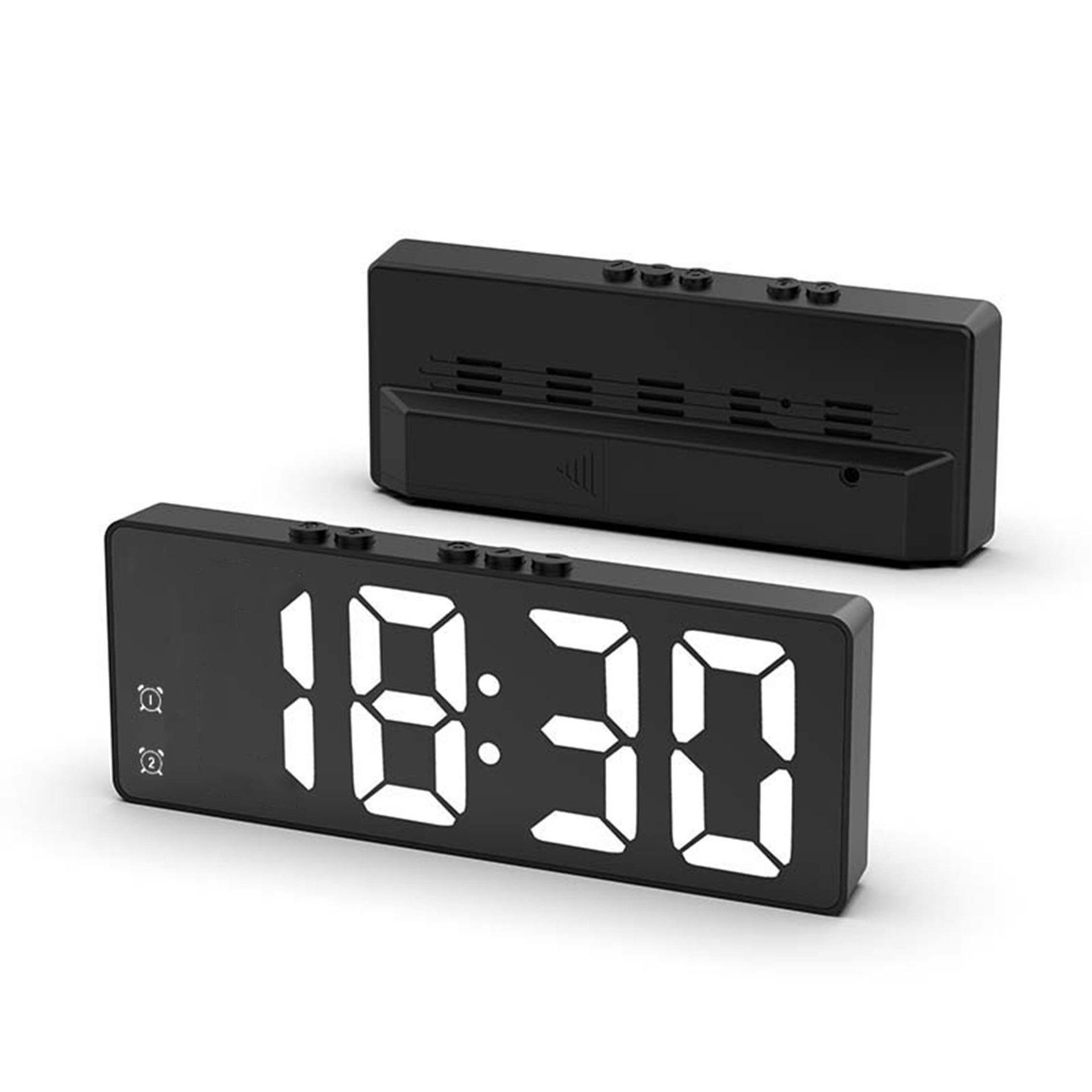 Electronic Alarm Clock with LED Display USB Powered Dual Use Digital Clock Voice Control Temperature for Students
Electronic Alarm Clock with LED Display USB Powered Dual Use Digital Clock Voice Control Temperature for Students