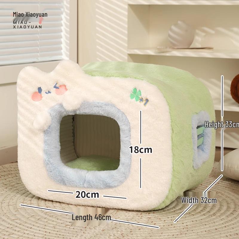 Meow Xiao Yuan Energetic Cat Nest: Cozy, Cold-Proof Enclosed Bed for All Seasons
Meow Xiao Yuan Energetic Cat Nest: Cozy, Cold-Proof Enclosed Bed for All Seasons