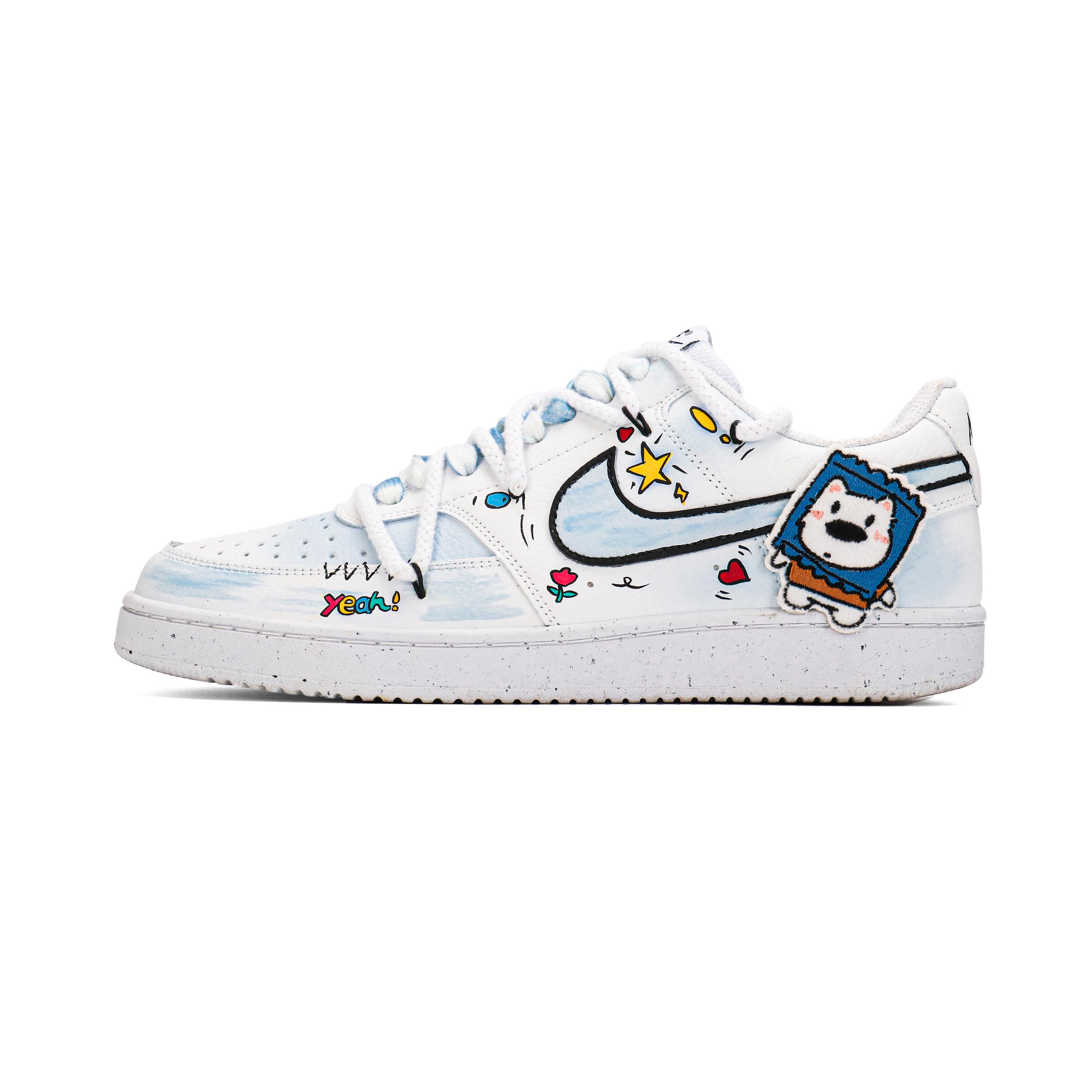 Nike Court Vision 1 Graffiti Puppy Low top Skateboard Shoes Unisex Cerulean DH2987-101(Team1337-) 36
Nike Court Vision 1 Graffiti Puppy Low top Skateboard Shoes Unisex Cerulean DH2987-101(Team1337-) 36