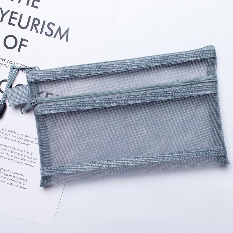 Двухслойная прозрачная сетчатая сумка на молнии для экзаменационных работ студентов с настраиваемым логотипом A6 Single Layer серый
Двухслойная прозрачная сетчатая сумка на молнии для экзаменационных работ студентов с настраиваемым логотипом A6 Single Layer серый