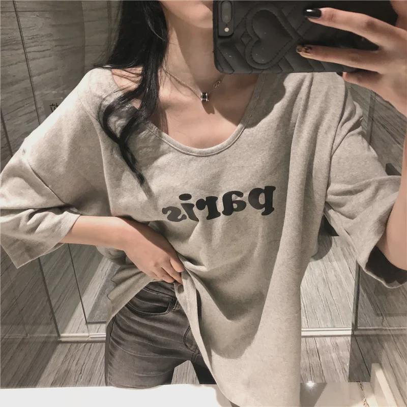 Korean Style Women s Mid-length Short-sleeve Summer T-shirt - New for 2025 XL сірий колір
Korean Style Women s Mid-length Short-sleeve Summer T-shirt - New for 2025 XL сірий колір