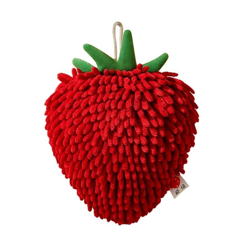 Q1FD Chenilles Hanging Hand Towel for Home Use Soft and Highly Absorbent Banana/Strawberry Shaped Washcloth Bathroom Tool суничний
Q1FD Chenilles Hanging Hand Towel for Home Use Soft and Highly Absorbent Banana/Strawberry Shaped Washcloth Bathroom Tool суничний