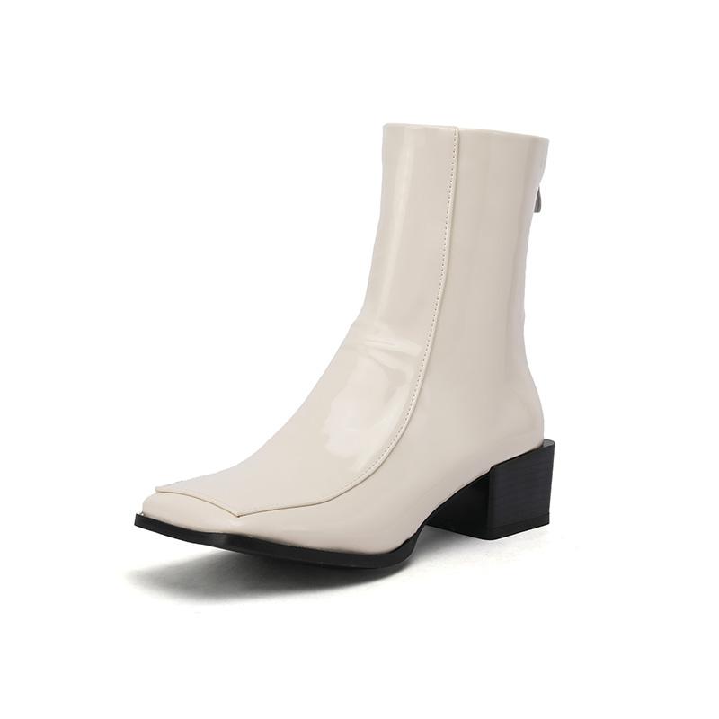 Челсі черевики на товстому підборі з квадратним носком з яскравої лакованої шкіри з плоским носком прості та модні вуличні жіночі черевики до щиколотки оверсайз 36
Челсі черевики на товстому підборі з квадратним носком з яскравої лакованої шкіри з плоским носком прості та модні вуличні жіночі черевики до щиколотки оверсайз 36