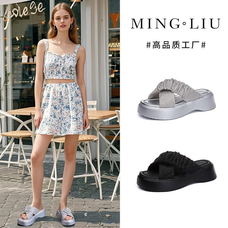Rhinestone beach slippers women s 2025 summer new outer wear open-toed sandals women s casual fashion half-drag platform women s shoes 40 чорний
Rhinestone beach slippers women s 2025 summer new outer wear open-toed sandals women s casual fashion half-drag platform women s shoes 40 чорний